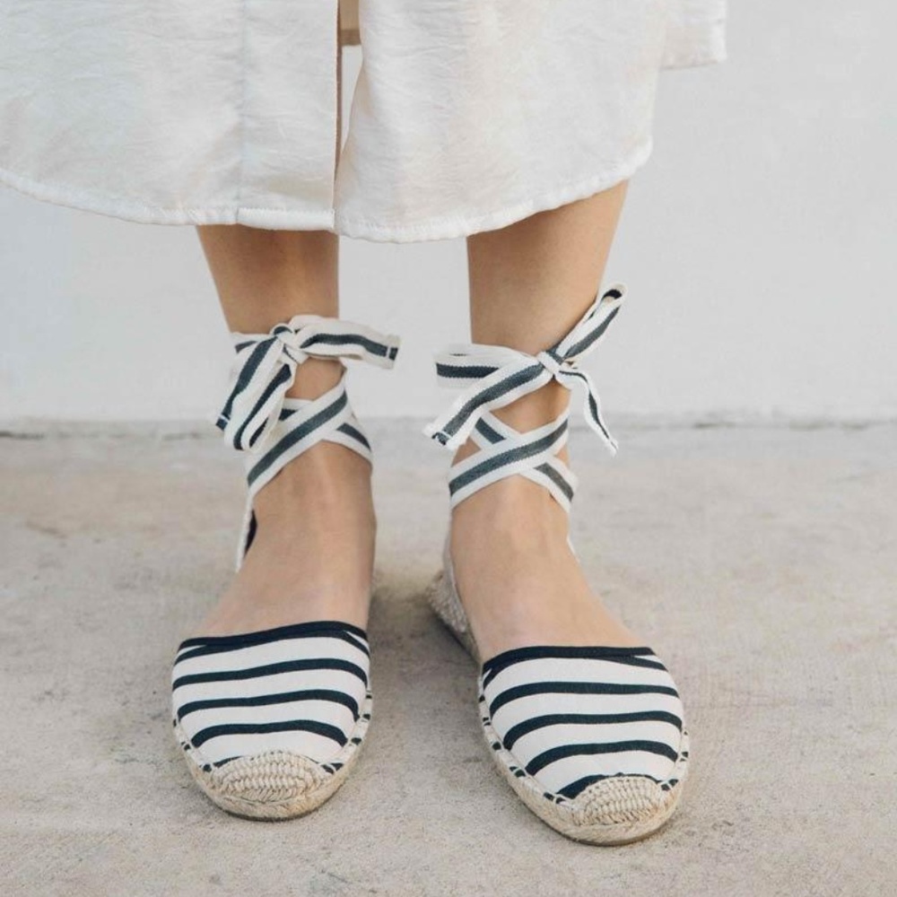 Soludos Striped Espadrille Sandals